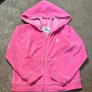 Lilly Pulitzer vintage tree cloth hoodie- size 4 Toddler